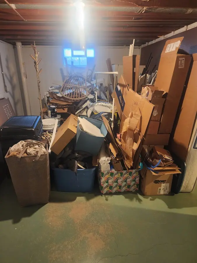 Roll-off dumpster container at job site for Construction Dumpster Rental in Cache